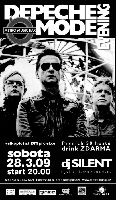 Plakát: Depeche Mode evening